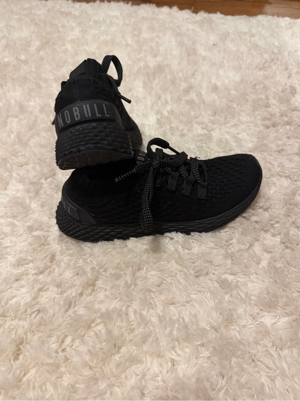 NOBULL Men’s Black Knit Cross-Training Sneakers